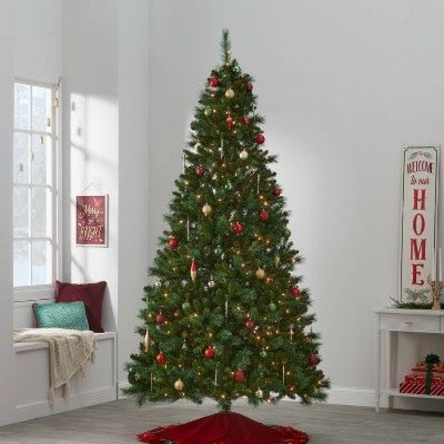 Douglas Fir * | 9' Pre-Lit Full Wide Douglas Artificial Christmas Tree Clear Lights Wondershop