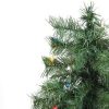 Pine * | Allstate Floral 4 X 24 Pre-Lit Traditional Woodland Alpine Artificial Christmas Tree Multi Lights