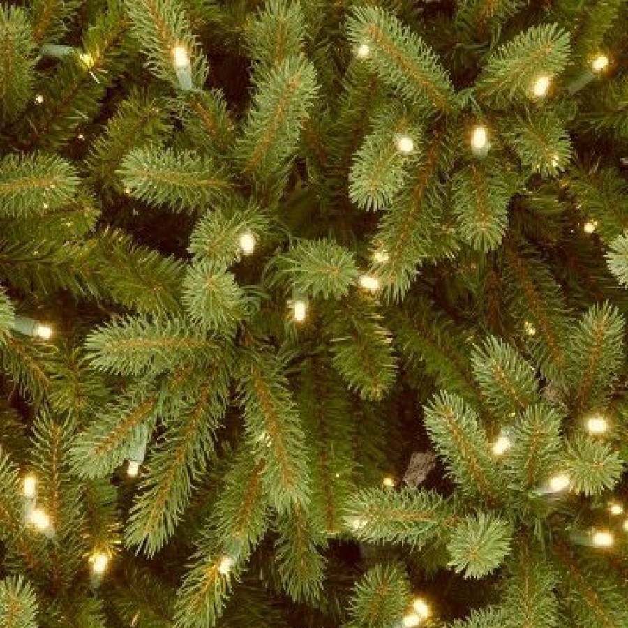 Fir Wood * | 6.5Ft Pre-Lit Slim Jersey Fraser Fir Artificial Christmas Tree Clear Lights National Tree Company