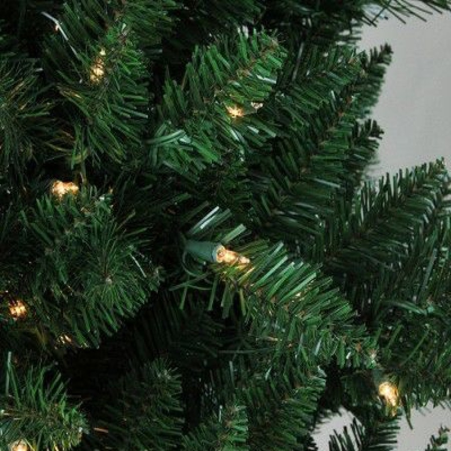 Pine * | Northlight 12 Pre-Lit Green Montana Pine Artificial Christmas Tree Clear Lights