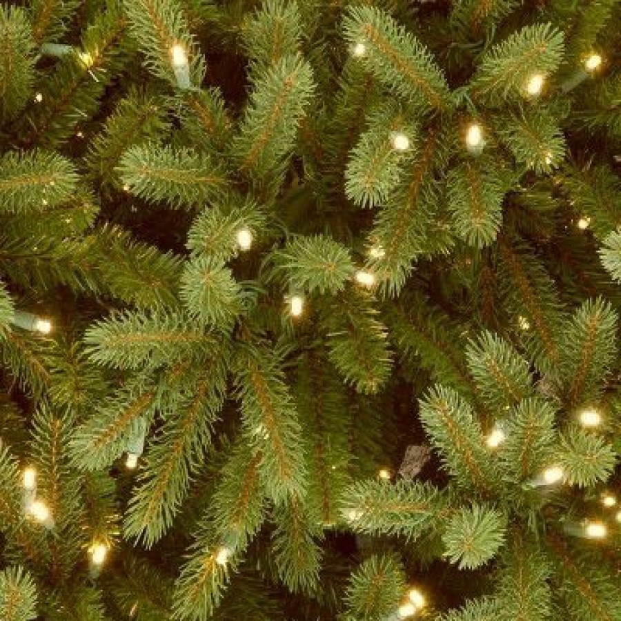 Fir Wood * | 7.5Ft National Tree Company Full Pre-Lit Feel Real Jersey Fraser Fir Deluxe Hinged Artificial Tree With 1500 Dual Color Led Lights With Powerconnect