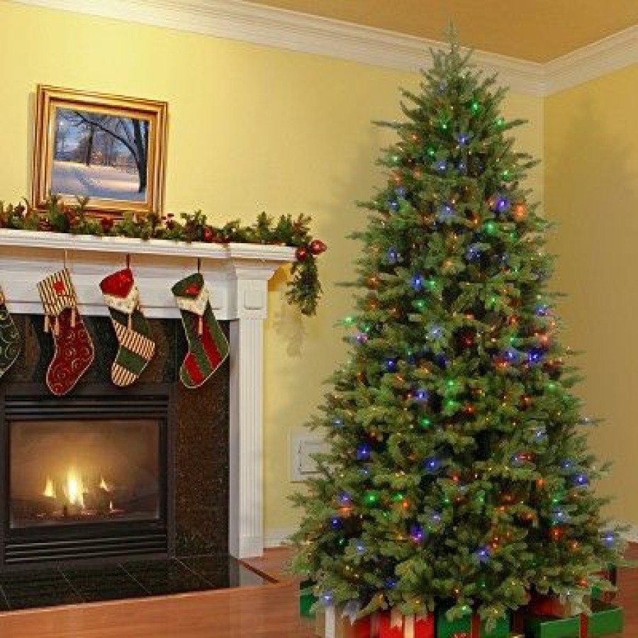 Fir Wood * | National Tree Company 7.5 Ft. Powerconnect(Tm) Princeton Fraser Fir With Dual Color Led Lights