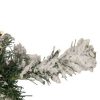 Pine * | Northlight 2 Prelit Artificial Christmas Tree Medium Flocked Bristol Pine Clear Lights