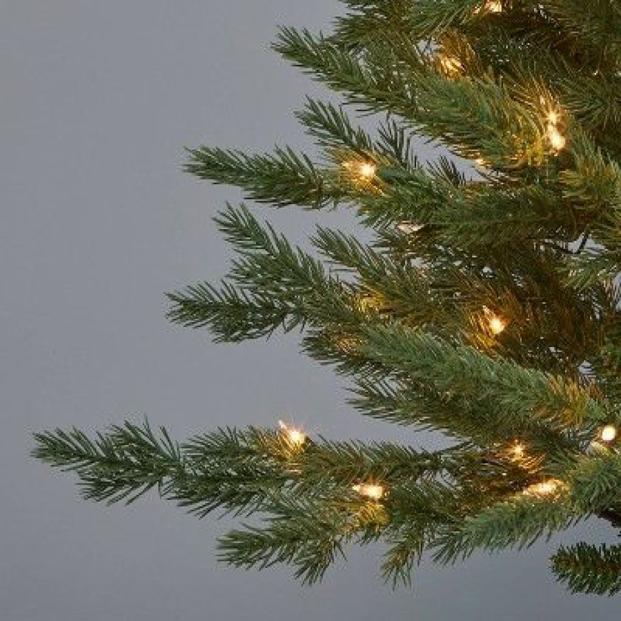 Balsam Fir * | 6' Pre-Lit Indexed Balsam Fir Potted Artificial Christmas Tree Clear Lights Wondershop