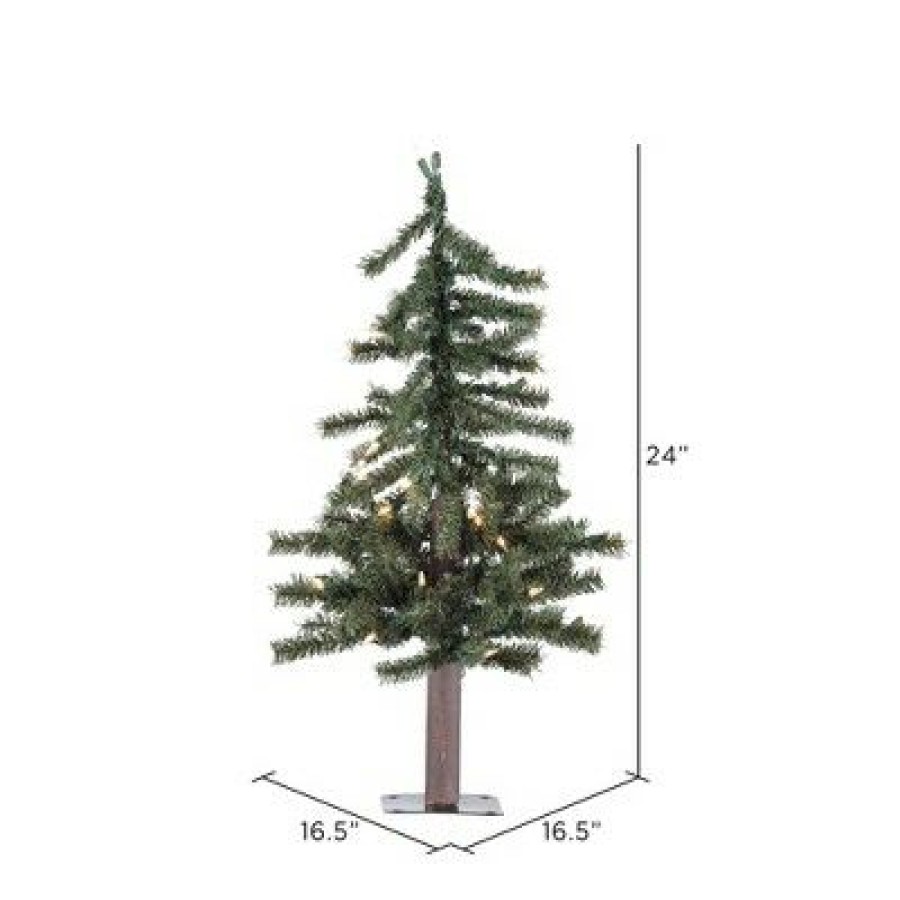 Unidentified Plant Variety * | Vickerman Natural Alpine Artificial Christmas Tree