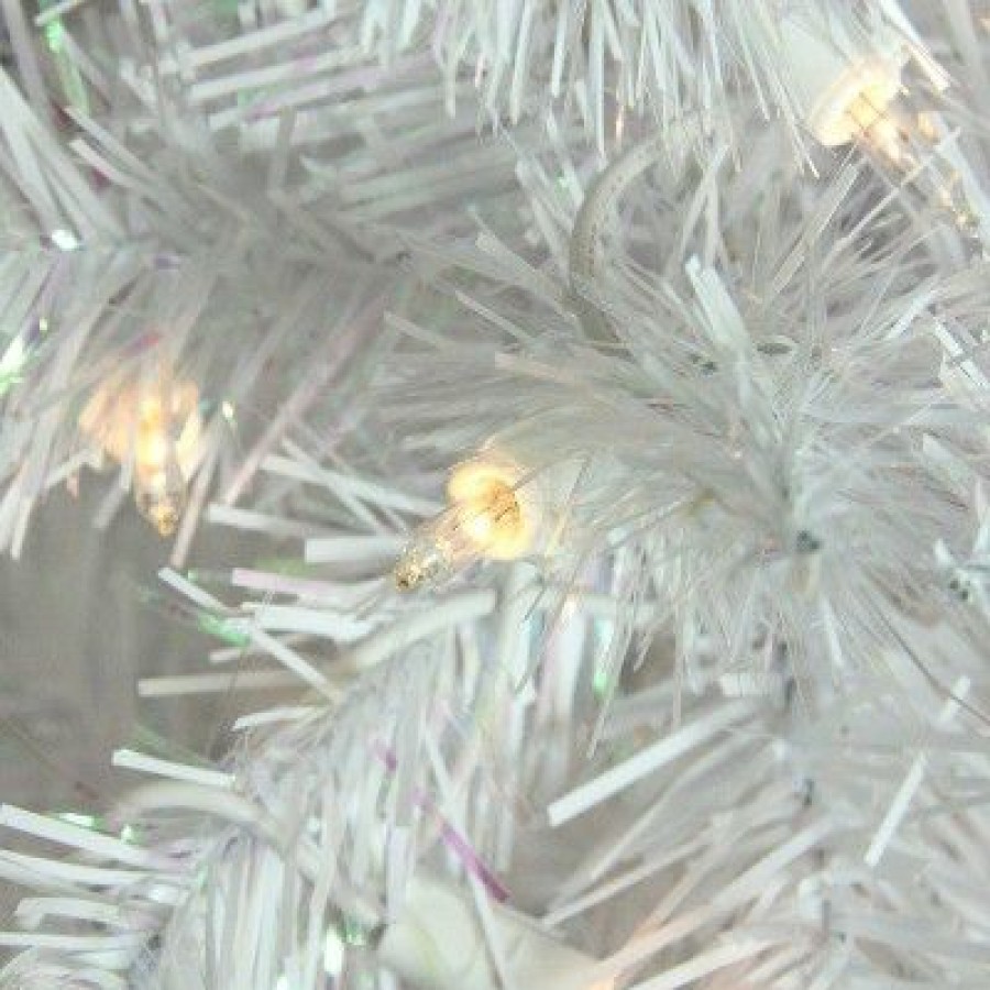 Spruce * | Northlight 6 Pre-Lit Glimmer Iridescent Spruce Artificial Christmas Tree Clear Lights