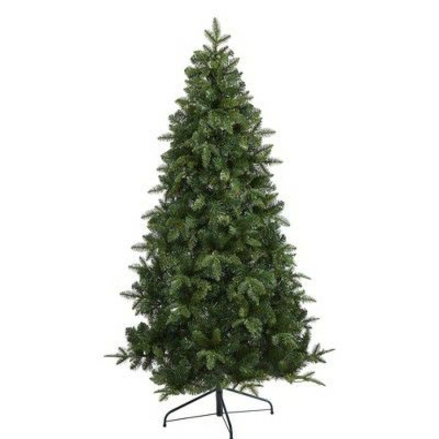 Spruce * | 6Ft Nearly Natural Pre-Lit Led Grand Teton Spruce Flat Back Artificial Christmas Tree Clear Lights