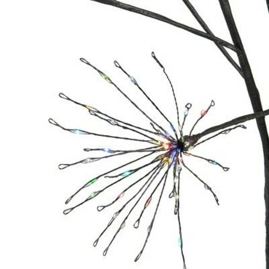 Pine * | Northlight 5 Led Lighted Christmas Fireworks Tree, Multi-Color Lights