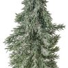 Pine * | Northlight 13.75 Frosted Icy Pine Tree With Jute Base Christmas Decoration