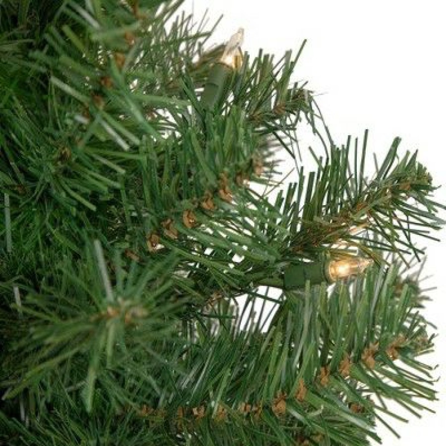 Noble Fir * | Northlight 3 Pre-Lit Oakridge Noble Fir Artificial Christmas Tree, Clear Lights