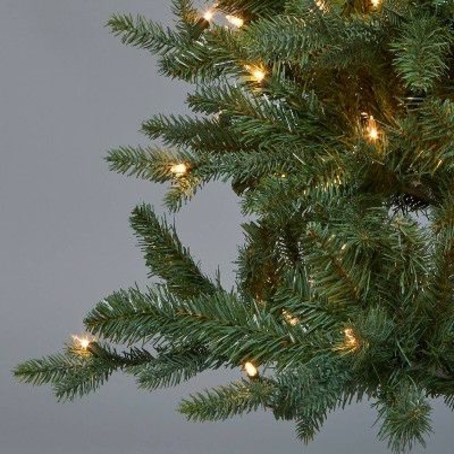 Balsam Fir * | 7' Pre-Lit Slim Balsam Fir Artificial Christmas Tree Clear Lights Wondershop