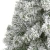 Fir Wood * | Nearly Natural Unlit Flocked West Virginia Artificial Christmas Tree