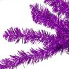 Pine * | Northlight 6 Metallic Purple Tinsel Artificial Christmas Tree Unlit