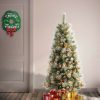 Pine * | National Tree Company Pre-Lit Perry Pine Hinged Artificial Christmas Tree Clear Lights