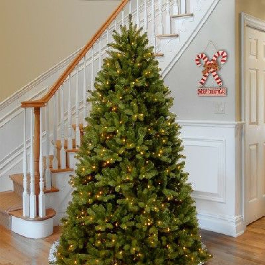 Spruce * | National Tree Company 8 Ft. Newberry Spruce Tree With Clear Lights