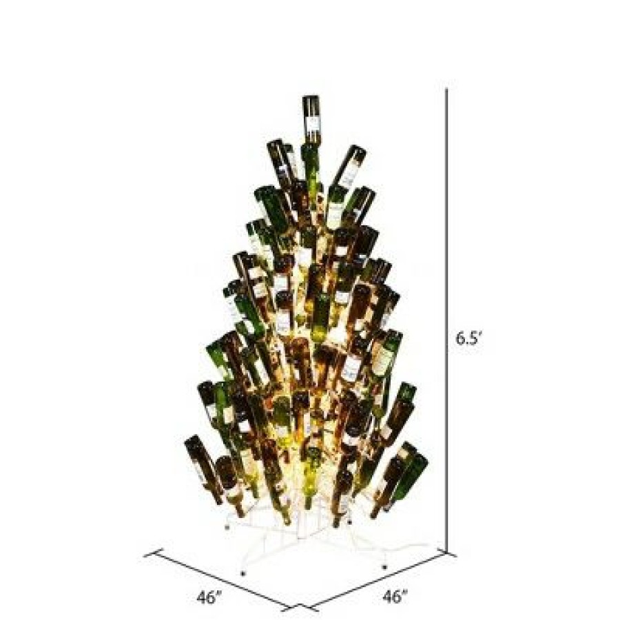 Unidentified Plant Variety * | Vickerman Wine Bottle Tree Christmas Tree Duralit Clear Light