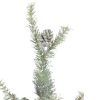 Pine * | Napa Home & Garden 2 Unlit Artificial Christmas Tree Vintage Glitter Pine With Burlap Base