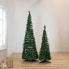 Pine * | Northlight 6 Green Tinsel Pop-Up Artificial Christmas Tree, Unlit