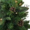 Pine * | Northlight 2.5 Pre-Lit Mixed Winter Pine Artificial Christmas Tree Clear Lights