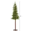 Pine * | 6Ft Nearly Natural Pre-Lit Led Alaskan Alpine Artificial Christmas Tree Clear Lights