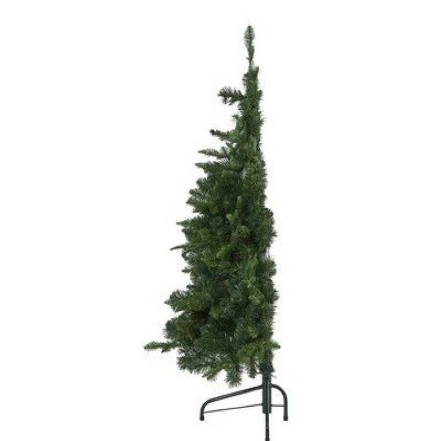 Spruce * | 4Ft Nearly Natural Pre-Lit Led Grand Teton Spruce Flat Back Artificial Christmas Tree Clear Lights