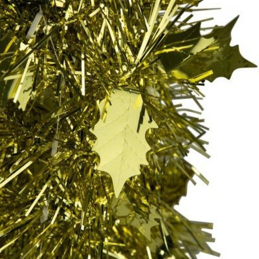 Pine * | Northlight 4 Gold Tinsel Pop-Up Artificial Christmas Tree, Unlit