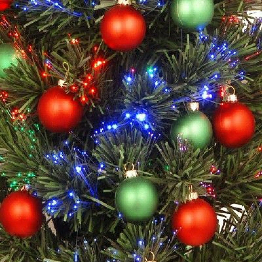 Unidentified Plant Variety * | National Tree Company 36 Fiber Optic Fireworks Ornament Tree