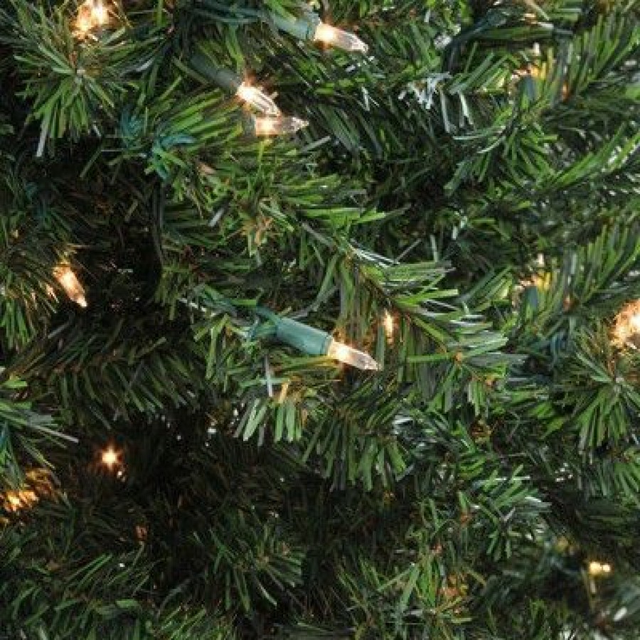 Pine * | Northlight 18 Pre-Lit Medium Canadian Pine Artificial Christmas Tree Clear Lights