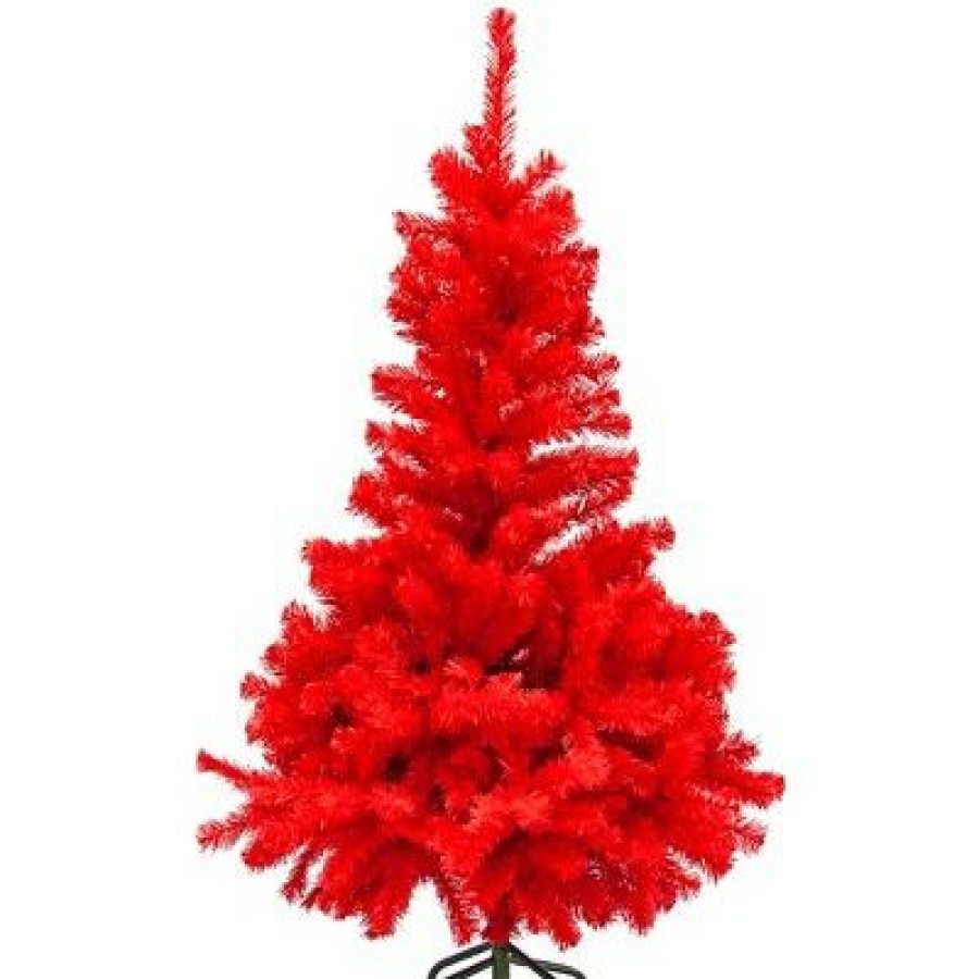 Pine * | Northlight 4 Scarlett Red Pine Artificial Christmas Tree, Unlit