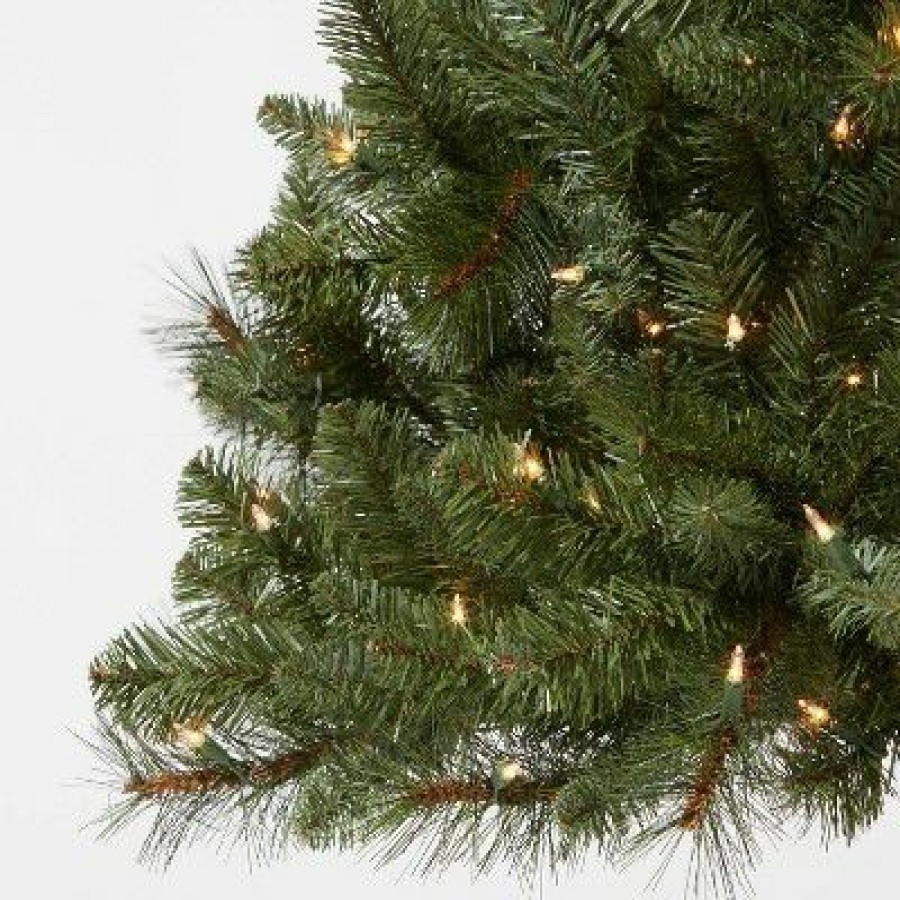 Douglas Fir * | 7.5' Pre-Lit Douglas Fir Artificial Christmas Tree Clear Lights With Autoconnect Wondershop