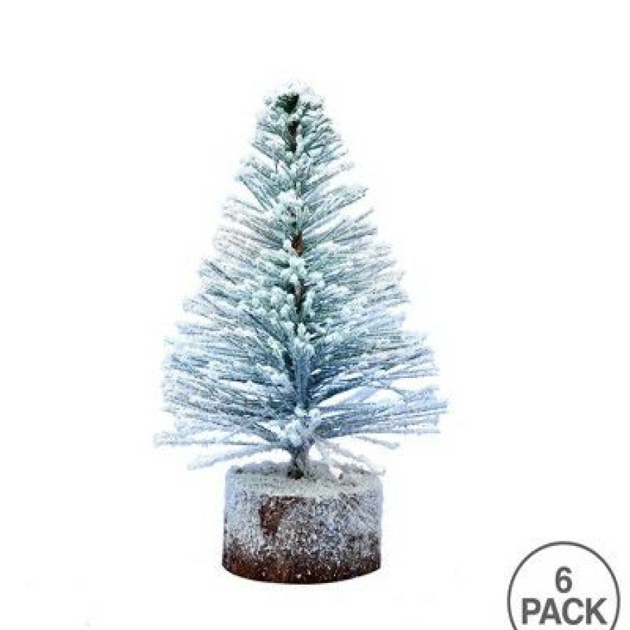 Unidentified Plant Variety * | Vickerman Flocked Village Tabletop Artificial Christmas Tree