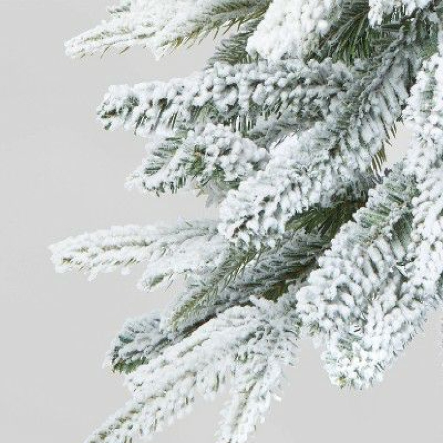 Balsam Fir * | 3' Unlit Downswept Flocked Alpine Balsam Artificial Christmas Tree Wondershop