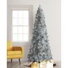 Unidentified Plant Variety * | Treetopia Silver Bells 6 Foot Artificial Prelit Slim Narrow Christmas Tree Holiday Decoration With White Led Lights, Premium Stand, And Foot Pedal