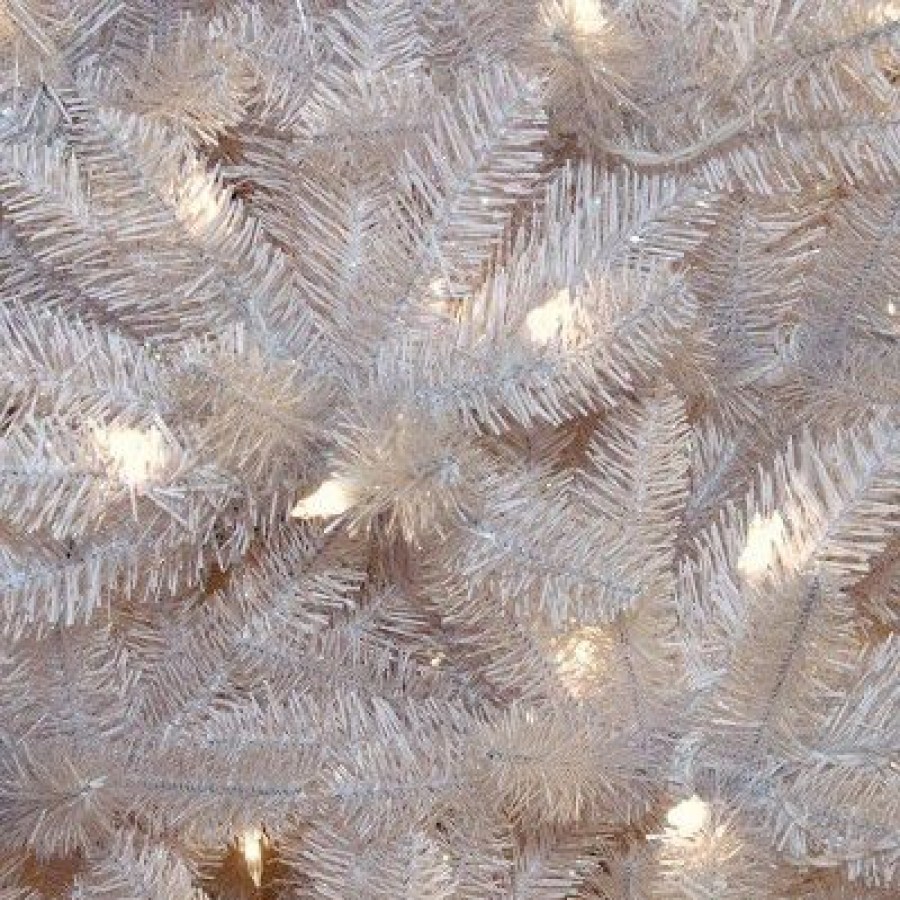 Fir Wood * | National Tree Company Pre-Lit Artificial Full Christmas Tree, White, Dunhill Fir, White Lights, Includes Stand, 4.5 Feet