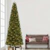 Fir Wood * | Puleo 12' Pre-Lit Led Full Monroe Fir Artificial Christmas Tree Warm White Lights