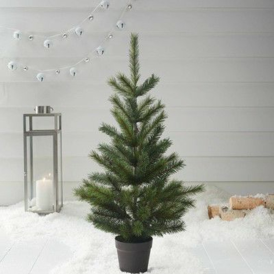 Douglas Fir * | 3' Unlit Douglas Fir Potted Artificial Christmas Tree Wondershop