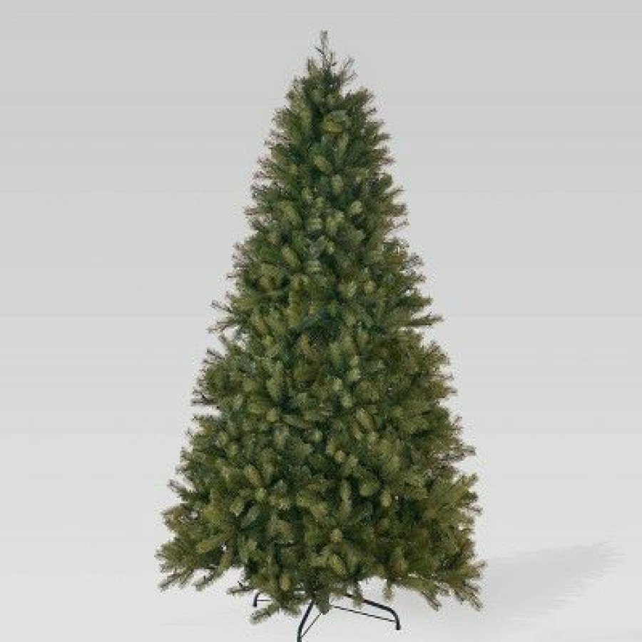 Spruce * | 7Ft Mixed Spruce Pre-Lit Full Artificial Christmas Tree Multicolored Lights Christopher Knight Home