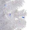 Pine * | Northlight 4 Pre-Lit Rockport White Pine Artificial Christmas Tree, Blue Lights