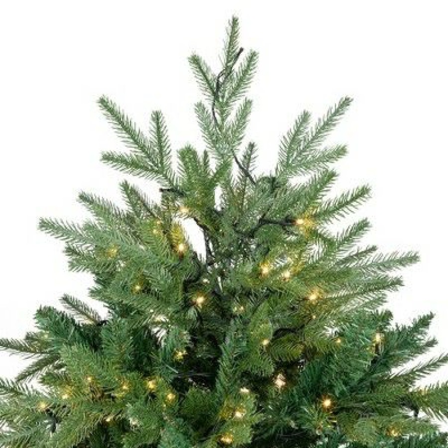 Pine * | Northlight 6.5 Pre-Lit Juniper Pine Artificial Christmas Tree, Warm White Led Lights