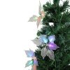 Pine * | Northlight 3 Prelit Artificial Christmas Tree Fiber Optic With Flowers Multicolor Lights