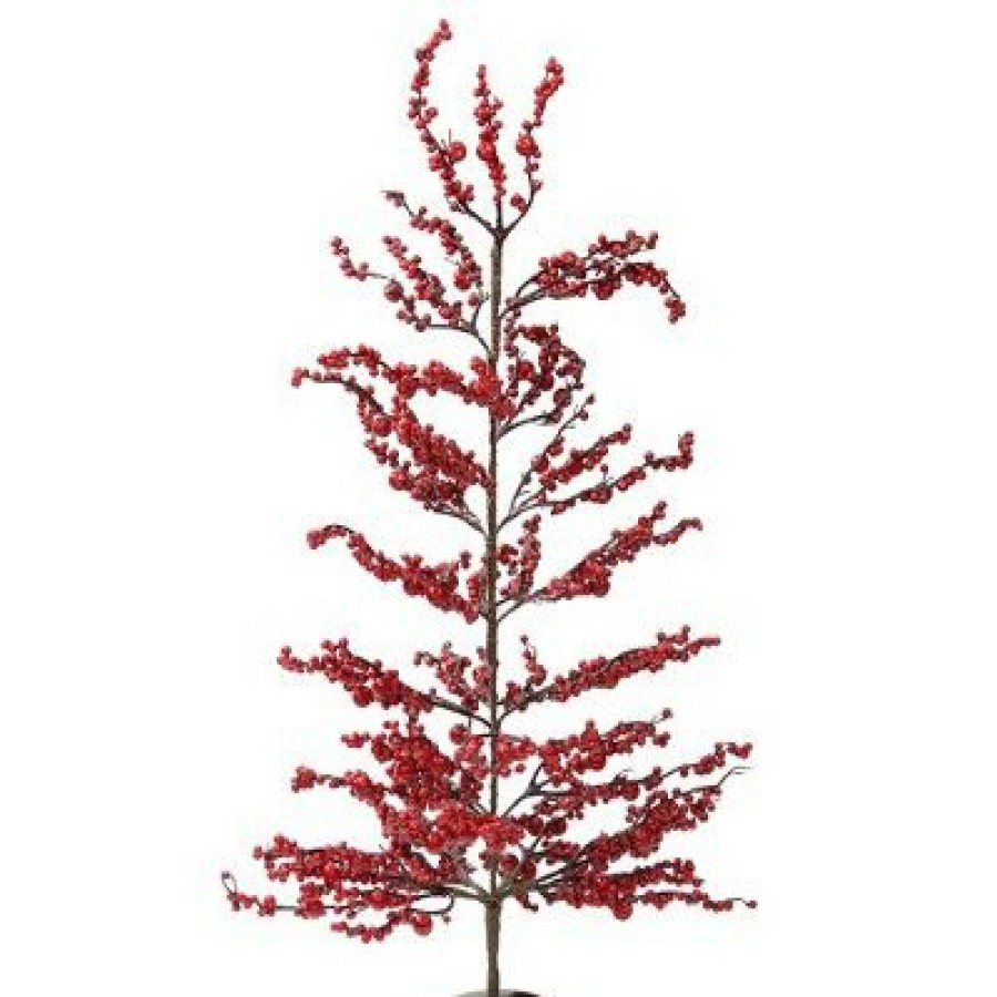 Pine * | Northlight 30 Brown And Red Berries Artificial Christmas Twig Tree Unlit