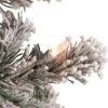 Pine * | Northlight 4.5 Pre-Lit Flocked Madison Pine Artificial Christmas Tree, Clear Lights