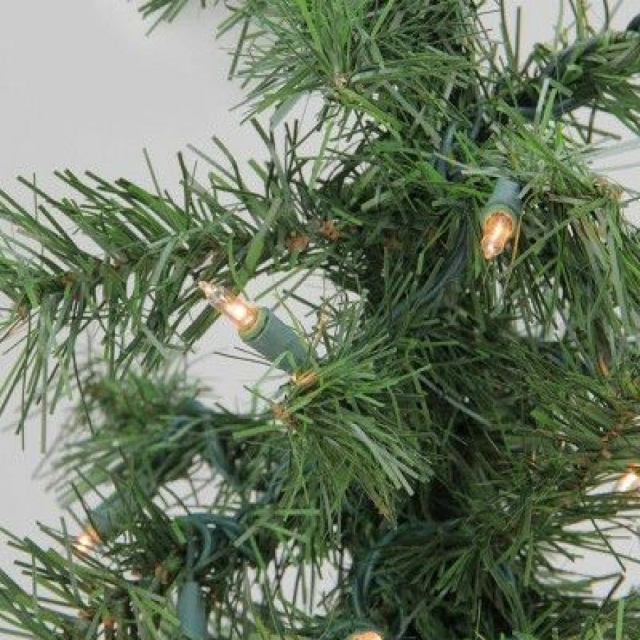 Pine * | Northlight 2 Pre-Lit Medium Woodland Alpine Artificial Christmas Tree Clear Lights