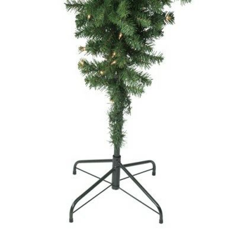 Spruce * | Northlight 5.5 Prelit Artificial Christmas Tree Upside Down Spruce Clear Lights