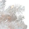 Pine * | Northlight 3 Pre-Lit Snow White Artificial Christmas Tree, Clear Lights