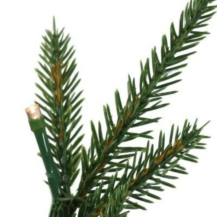 Balsam Fir * | Sunnydaze Decor Sunnydaze Pre-Lit Artificial Christmas Tree With Base 100 Battery-Operated Led Lights 3-Foot