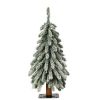 Pine * | 2Ft Haute Decor Pre-Lit Lightly Flocked Alpine Artificial Christmas Tree