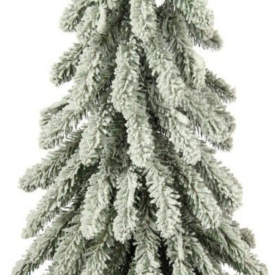 Pine * | 2Ft Haute Decor Pre-Lit Lightly Flocked Alpine Artificial Christmas Tree