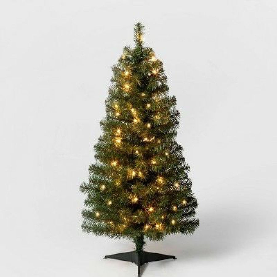 Alberta Spruce * | 3' Pre-Lit Alberta Spruce Artificial Christmas Tree Clear Lights Wondershop