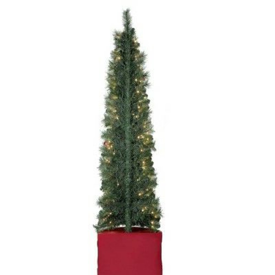 Unidentified Plant Variety * | 6.5Ft Calgary Artificial Christmas Drum Tree Haute Decor